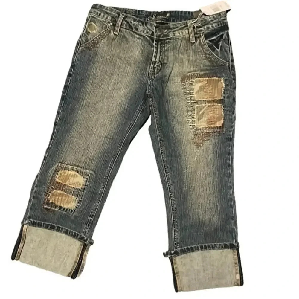 NWT J-Star Cropped Cuffed Jeans 7/8